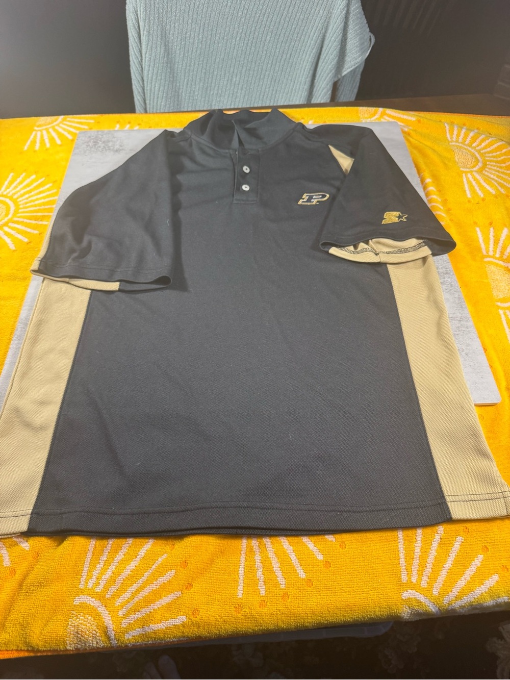 Vintage Purdue University Black & Gold Polo Shirt - Men's